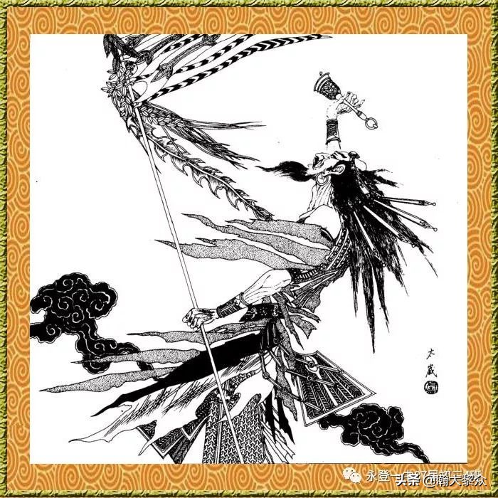 卢延光白描连环画全集,卢延光山水白描精品集