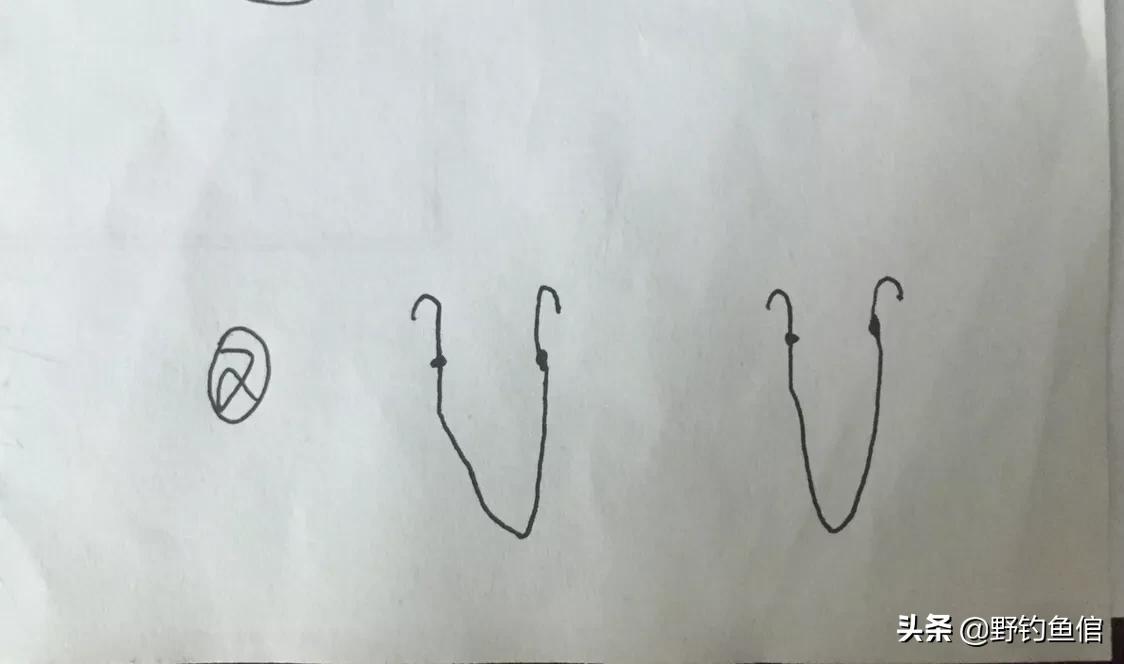 最简单的双铅钓法图解,传统钓双铅钓法图片