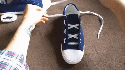 骑士靴鞋带系法杨幂,杨幂同款鞋子鞋带怎么系