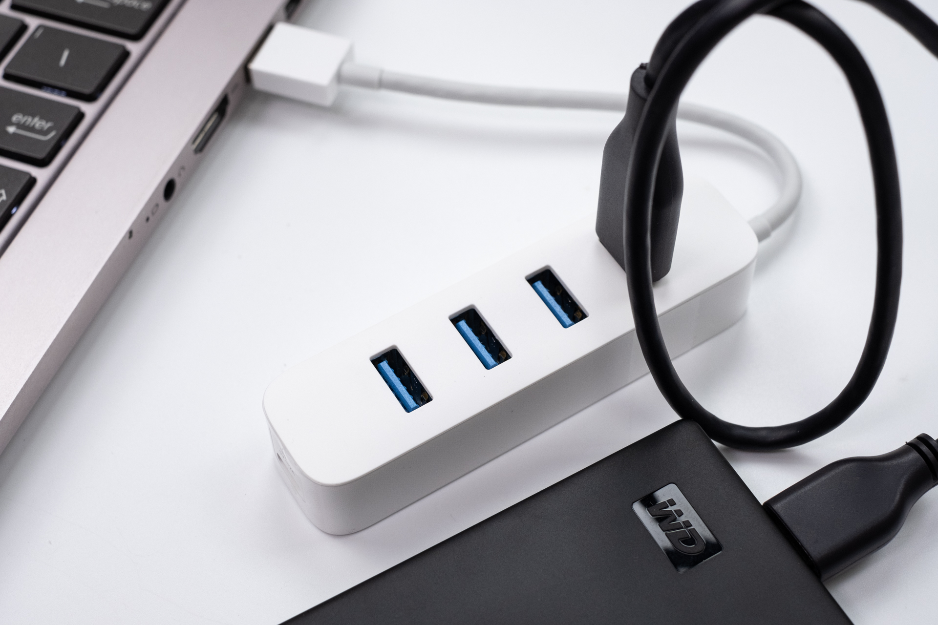 小外设快速解决笔记本电脑和台式电脑USB接口不足,轻松4接口