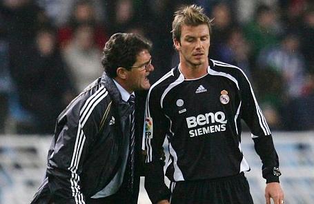 小贝皇马最后一场,小贝弗格森一笑泯恩仇