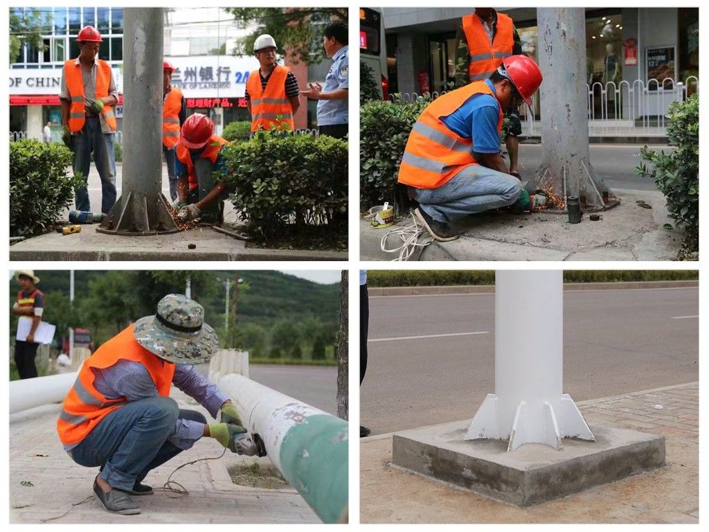 崆峒公安分局规范优化交通指示牌提升道路交通公共服务能力