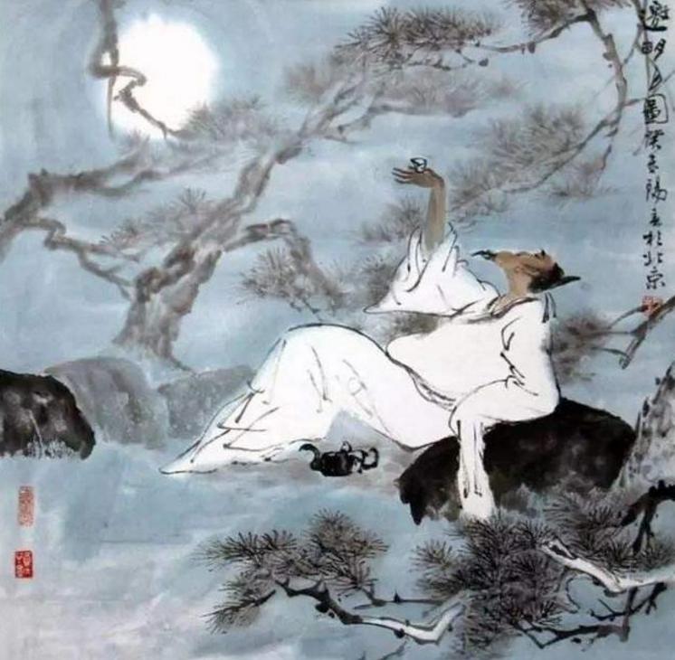 李白借酒消愁诗句,怎样写李白的狂放不羁