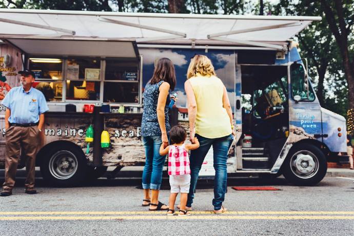 大黄蜂电动三轮餐车,大黄蜂移动餐车
