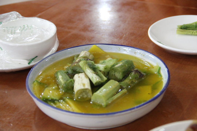 安徽芜湖臭菜蒸豆腐,臭菜烧豆腐