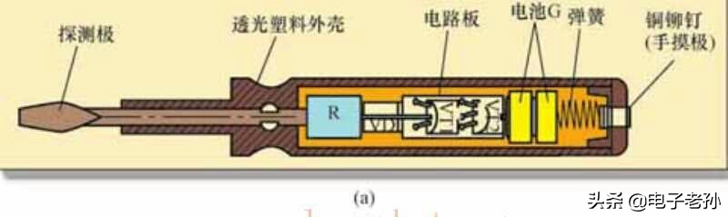 电子感应测电笔的原理,电子感应测电笔电路图