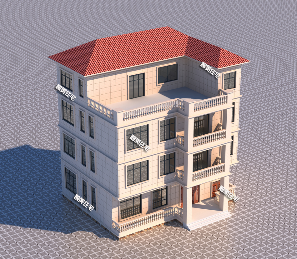 13.8×9.5米临街自建房，一层做商铺仓库，往上自用加出租