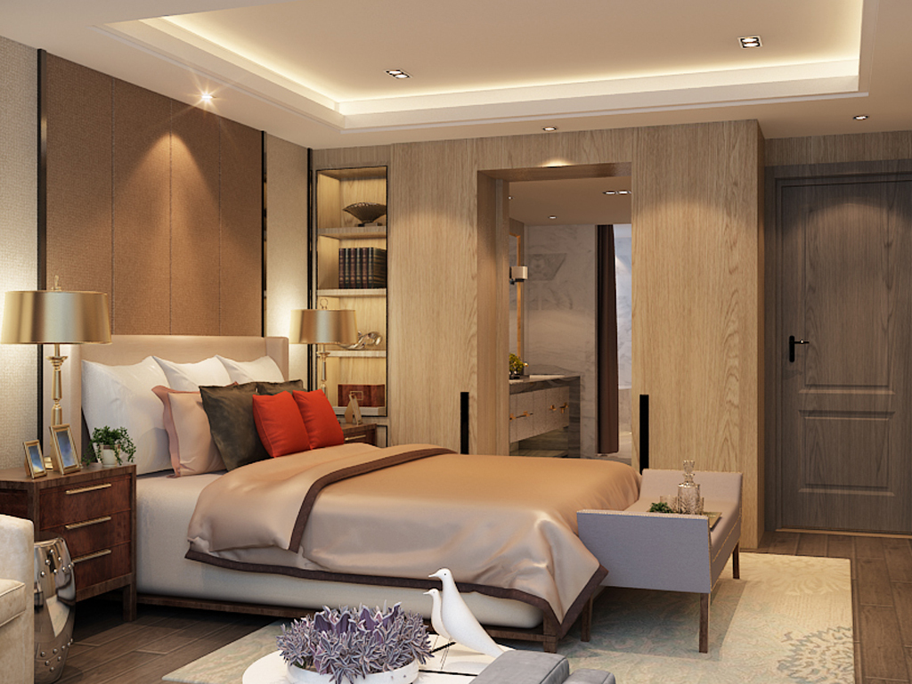 中式豪华别墅,千平新中式顶级别墅