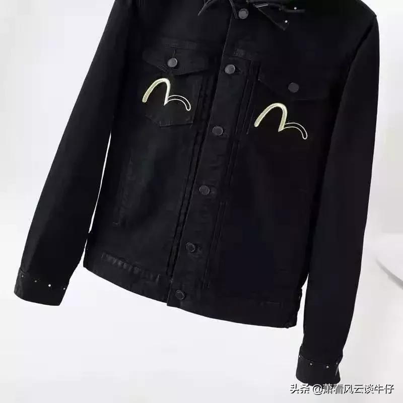 evisu刺绣夹克修复,evisu牛仔夹克手绘