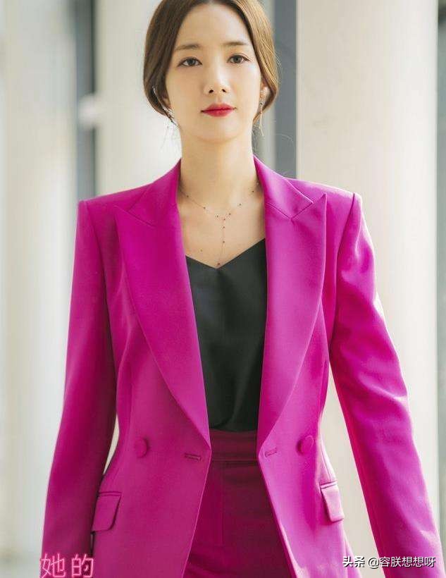 韩版职业装女性穿搭朴敏英 (朴敏英同款西服)