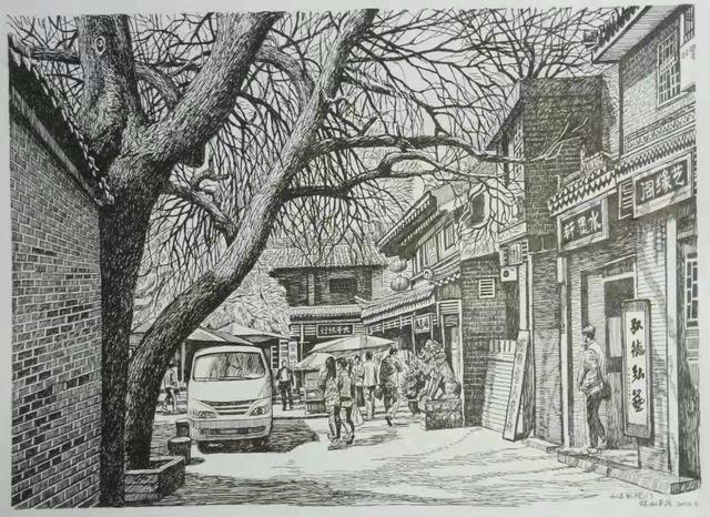 西安大雁塔手绘教程,西安手绘在哪