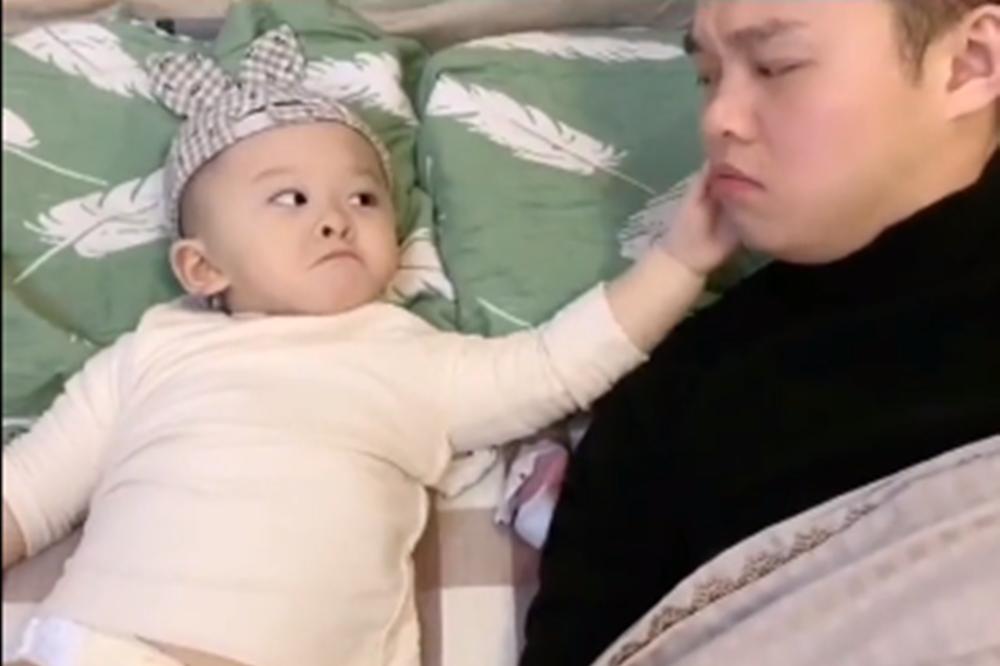 宝宝被爸爸呼噜声吓哭,宝宝被爸爸呼噜声吵醒评论