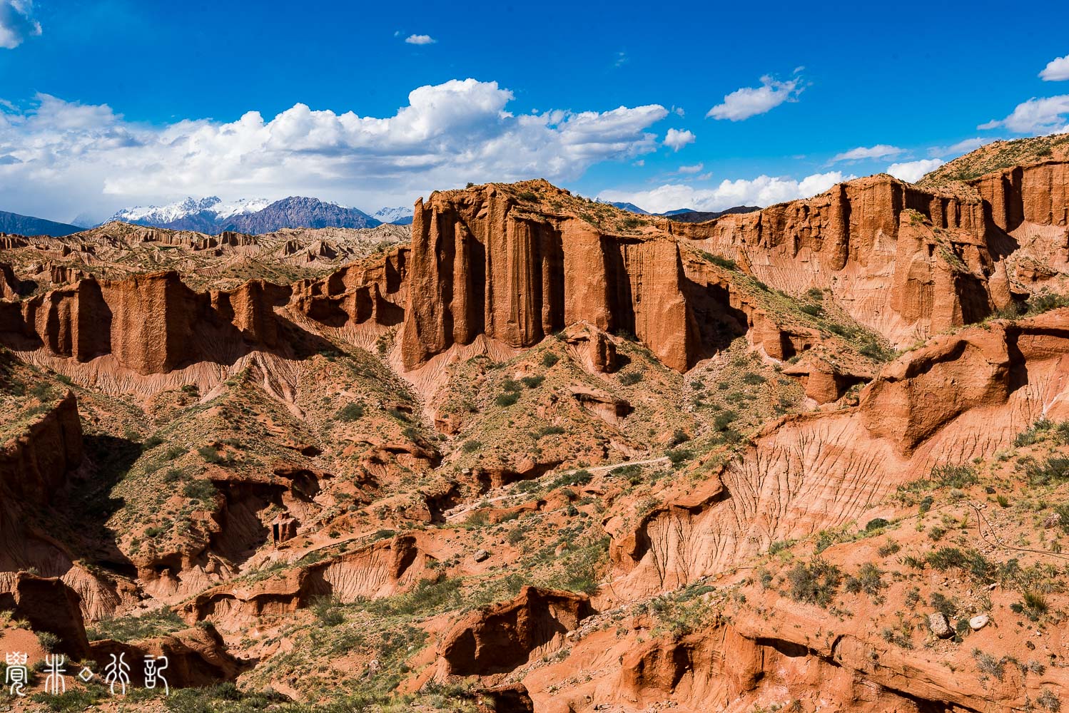 温宿大峡谷和甘肃七彩丹霞,温宿县丹霞大峡谷