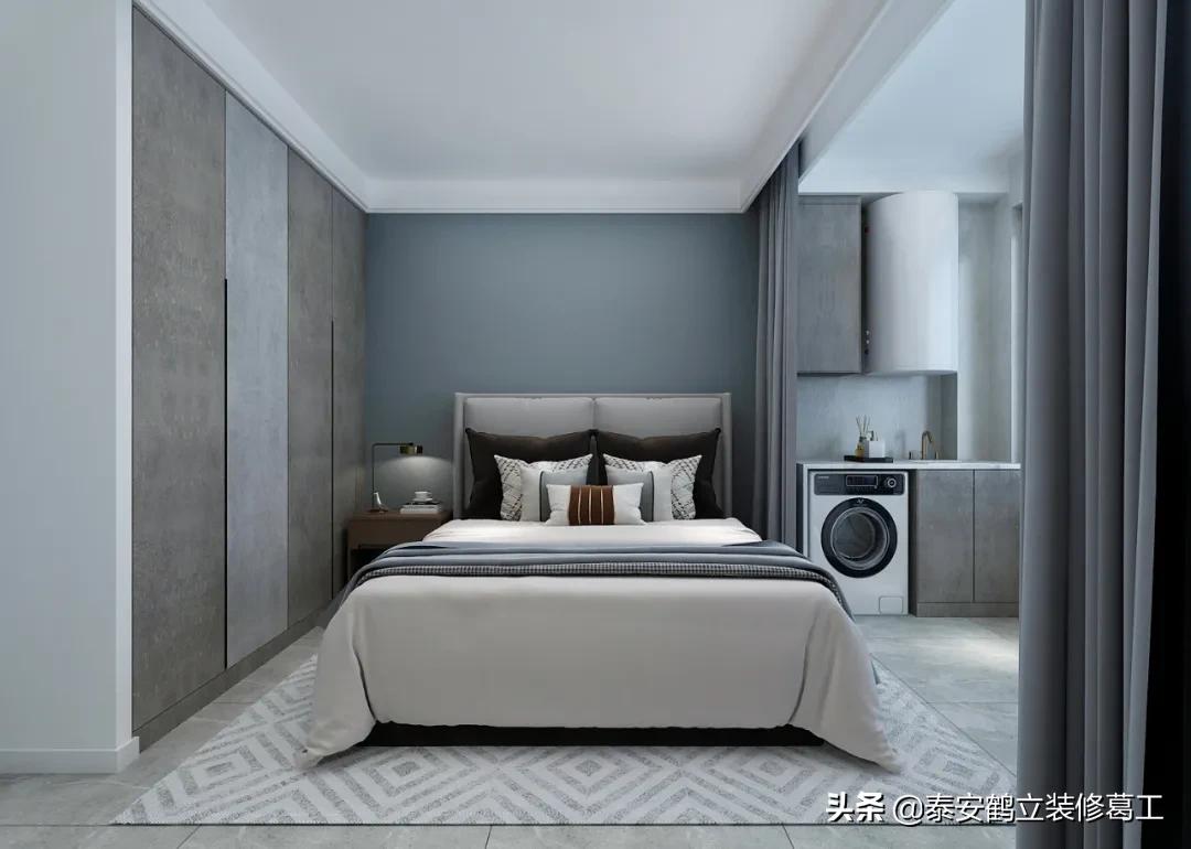 105复式楼现代轻奢装修风格,开元盛世硕园117平东户装修