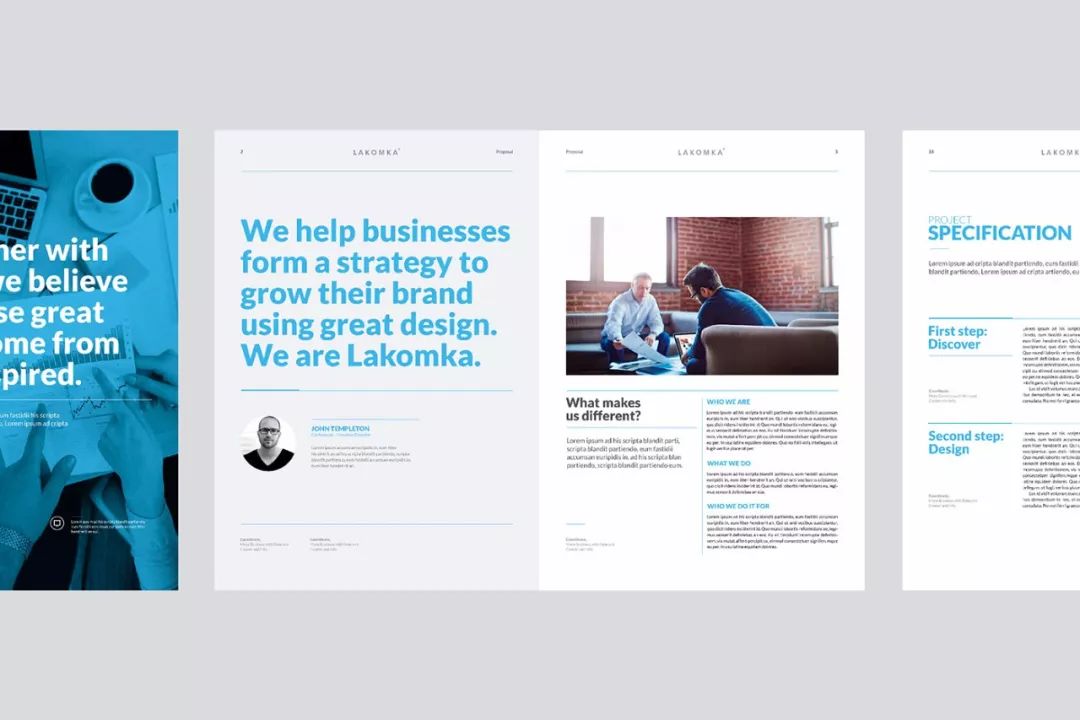 简约大气的企业宣传册／画册设计精选