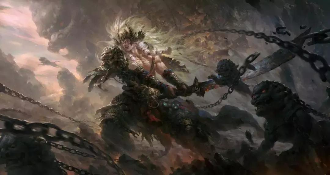 他的手绘原画太牛了,笔下美*欲人**欲飘仙,色调与笔感美煞无数网友