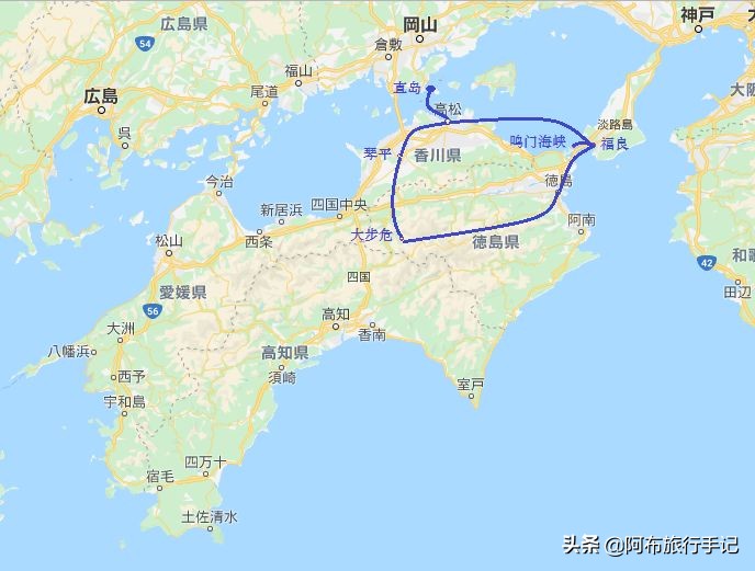 日本四国岛六天游攻略,日本四国旅游计划