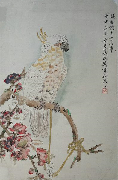 东西方鹦鹉绘画：男人们如何看待这些“笼中鸟”？|张小玉