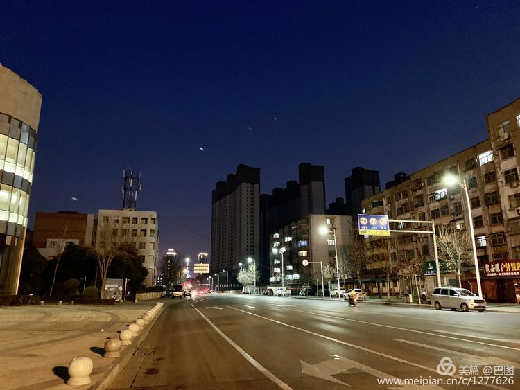 洛阳涧西路边街景,洛阳滨河北路图