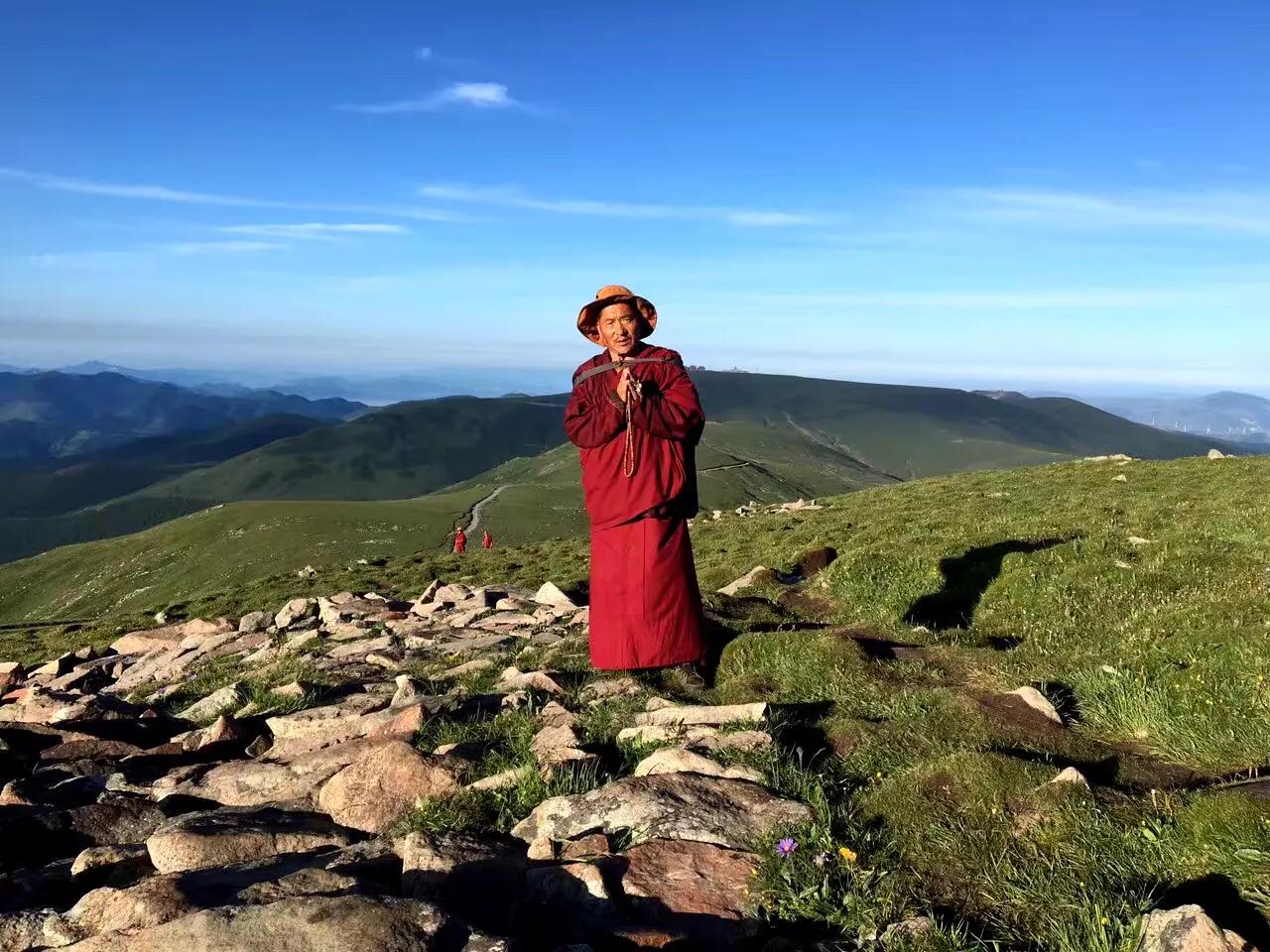 四大佛教名山之一五台山,五台山万人朝拜台