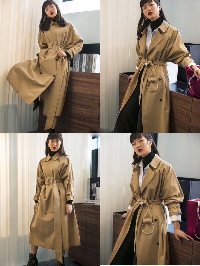 女士风衣春秋长款风衣,好看又不贵的中性风衣推荐