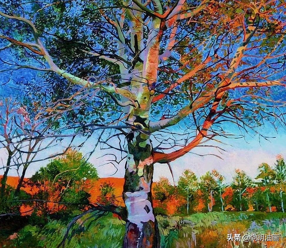 美国艺术家艾伦·迪特布兰特魔法森林的叶子沙沙作响