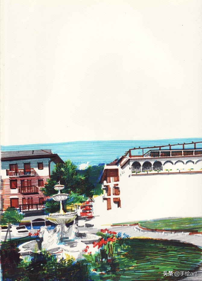 马克笔如何表现高级感,室内手绘马克笔表现技法