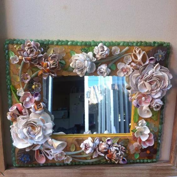 海边捡的贝壳可以做什么手工,贝壳创意手工种花