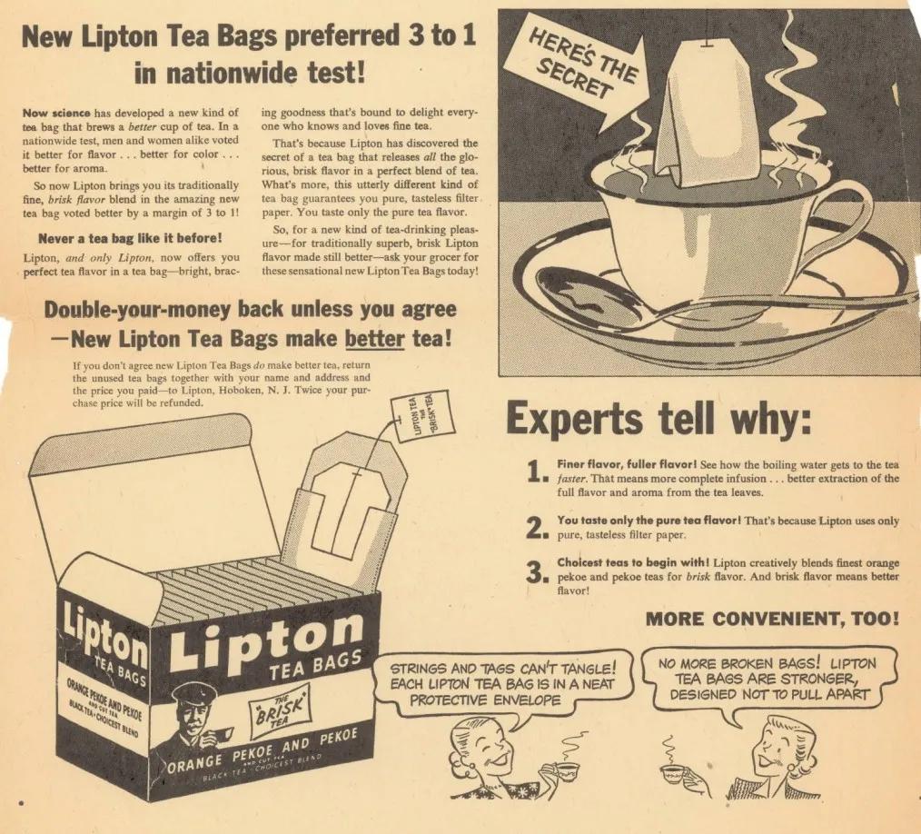 茶叶品牌立顿,立顿红茶百年历史的茶叶品牌