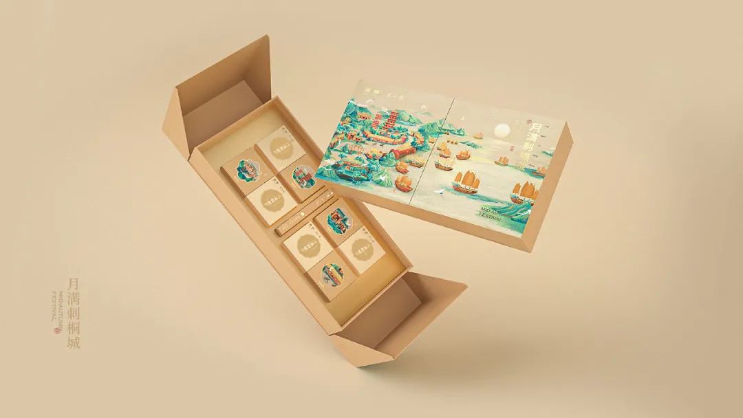 融合了中国元素的设计,中国风礼盒包装设计