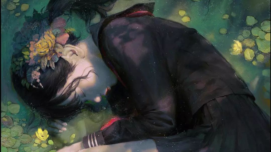 大佬画动漫人物仙气十足手绘,大佬画的古风图手绘