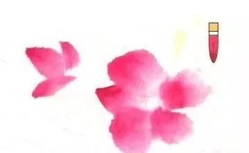 桃花的画法国画,小孩桃花画法国画