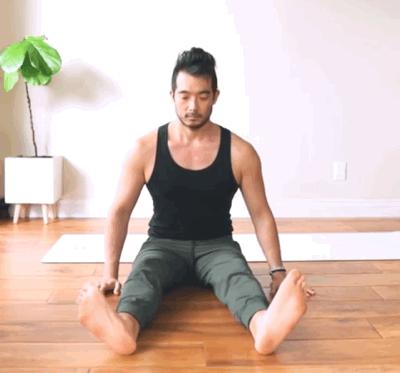 瑜伽站立前屈如何轻松往后跳,瑜伽站立前屈如何纠正弓背