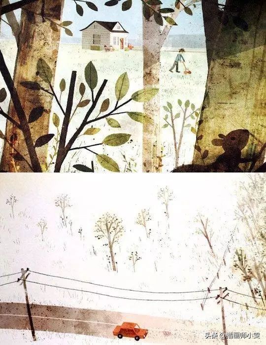 插画师梦幻作品,插画手绘小清新梦幻系