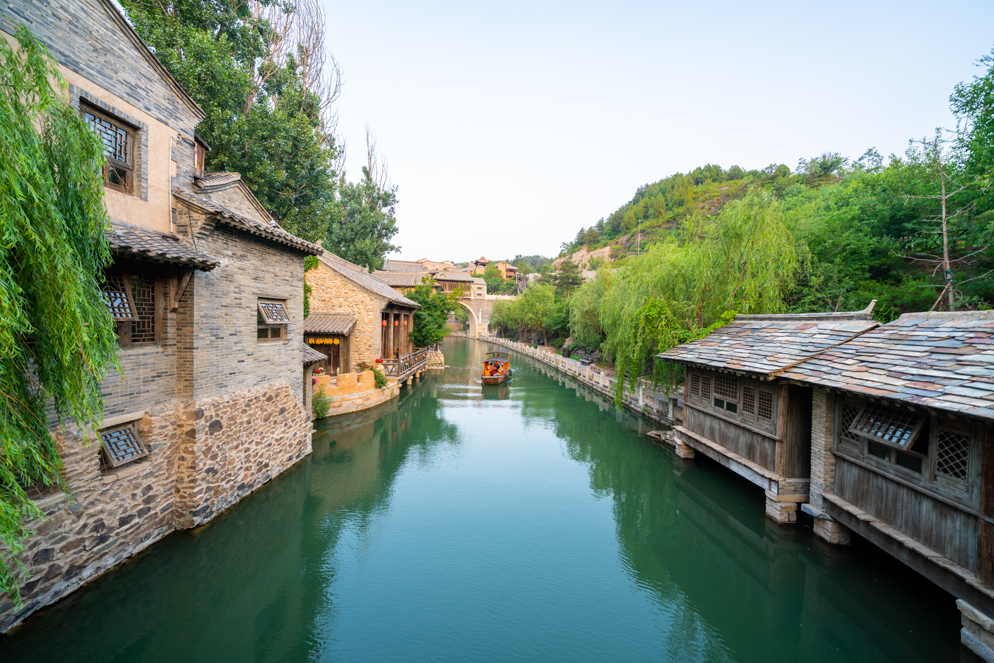 司马台长城的壮观雄奇+北方人的梦里水乡，都在这座京郊水镇了