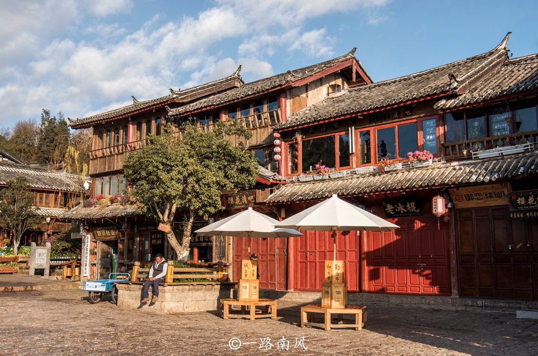云南丽江四方街,云南四方街古城