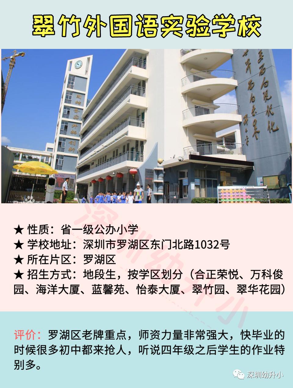2020深圳小学排名前100名名校,深圳十大小学学校排名榜