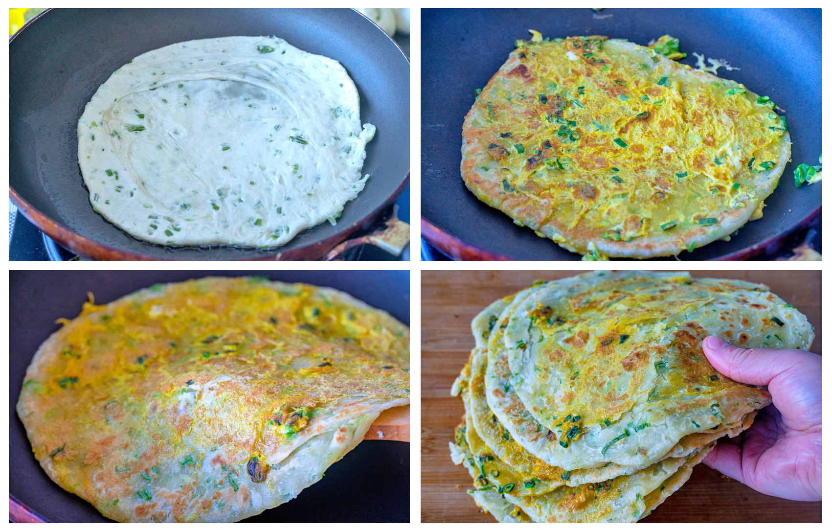 早餐韭菜饼的做法发面不揉面,早餐怎么做又简单又好吃不用发面