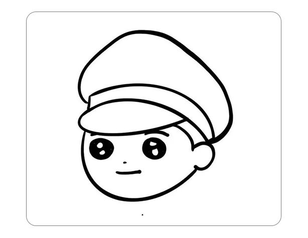 超多的警察叔叔简笔画，亲子好帮手，为孩子收藏吧【视频教程】