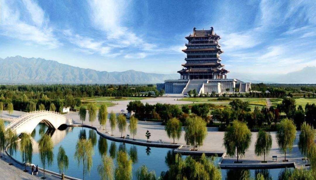 鹳雀楼在哪里建,我国哪里有鹳雀楼遗址景区