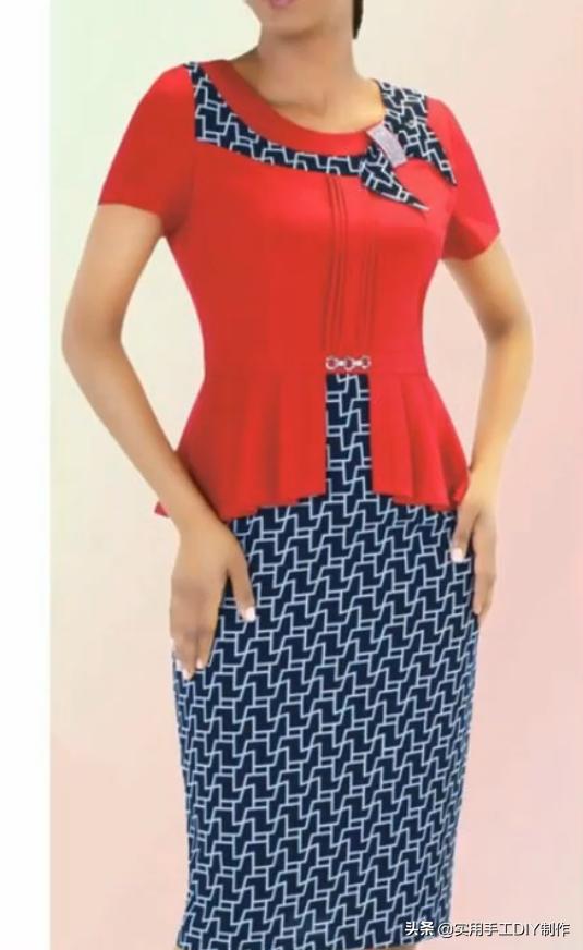 布艺背心套裙,妈妈装40-50岁洋气时髦新款套裙