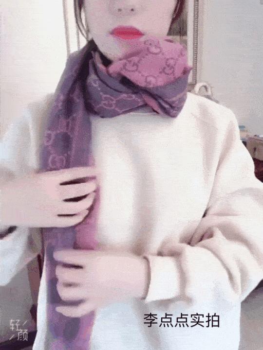 漫画围巾的系法大全,漫画女生围巾系法图片