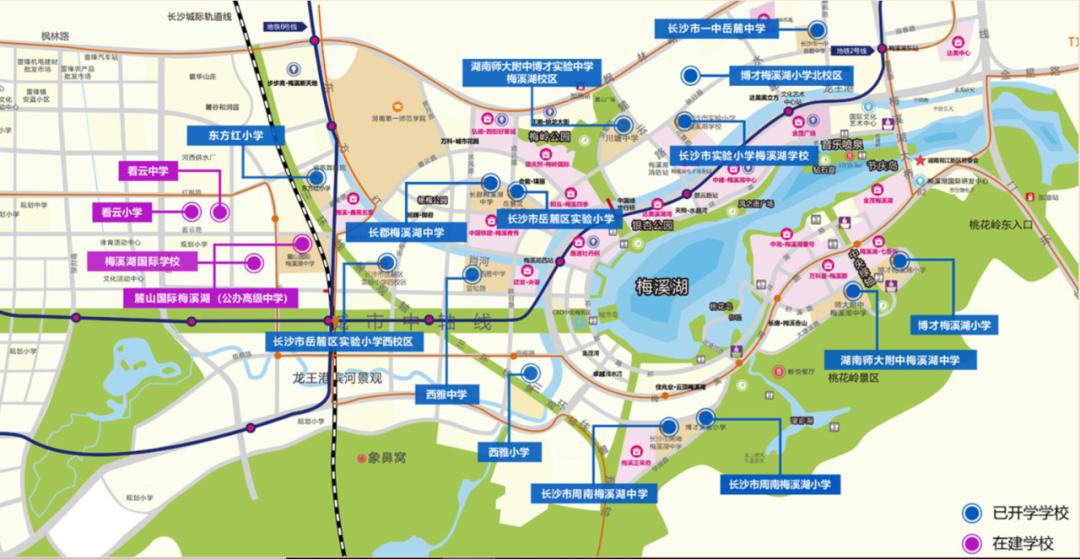 梅溪湖教育楼盘,梅溪湖楼盘对应学区