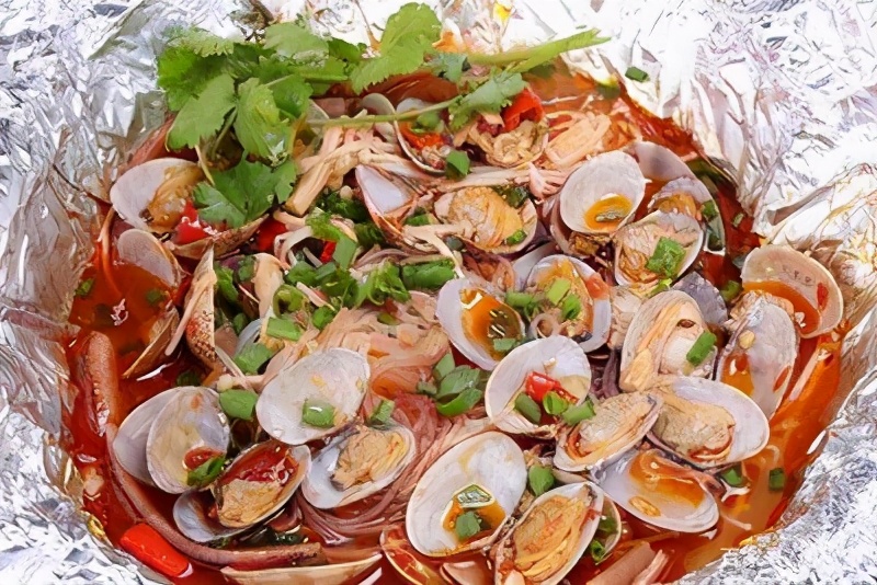 锡纸花甲粉的花甲如何处理,电磁炉锡纸花甲粉制作方法