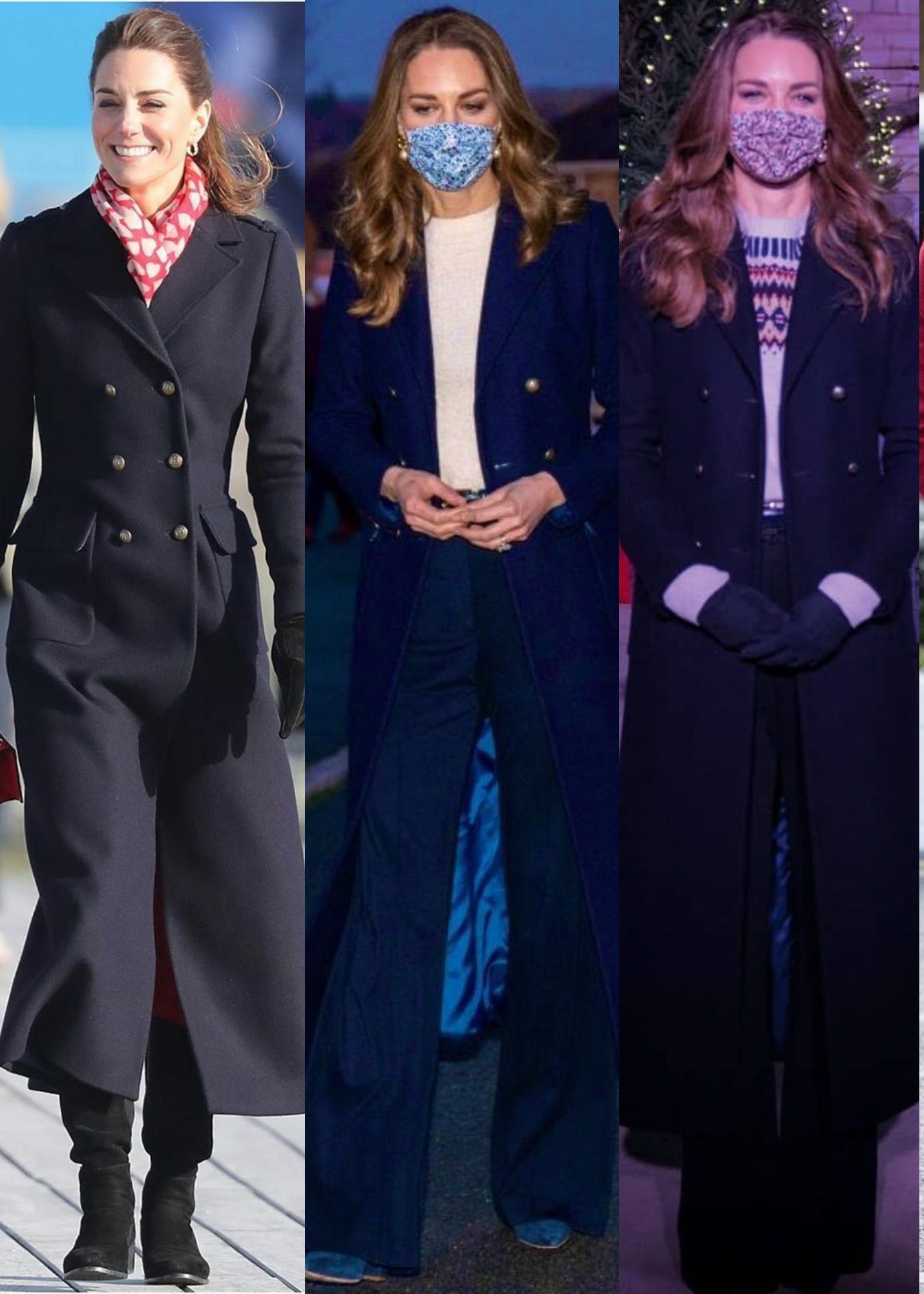 凯特全身红裙穿搭,凯特最新着装