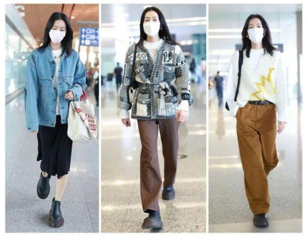 刘雯同款松糕厚底鞋,厚底松糕鞋刘雯同款