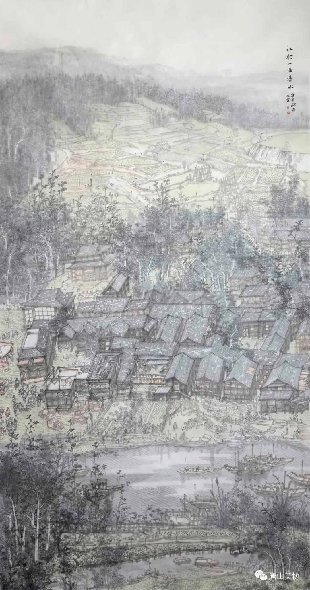 大美唐山展,展现唐山新时代绘画作品