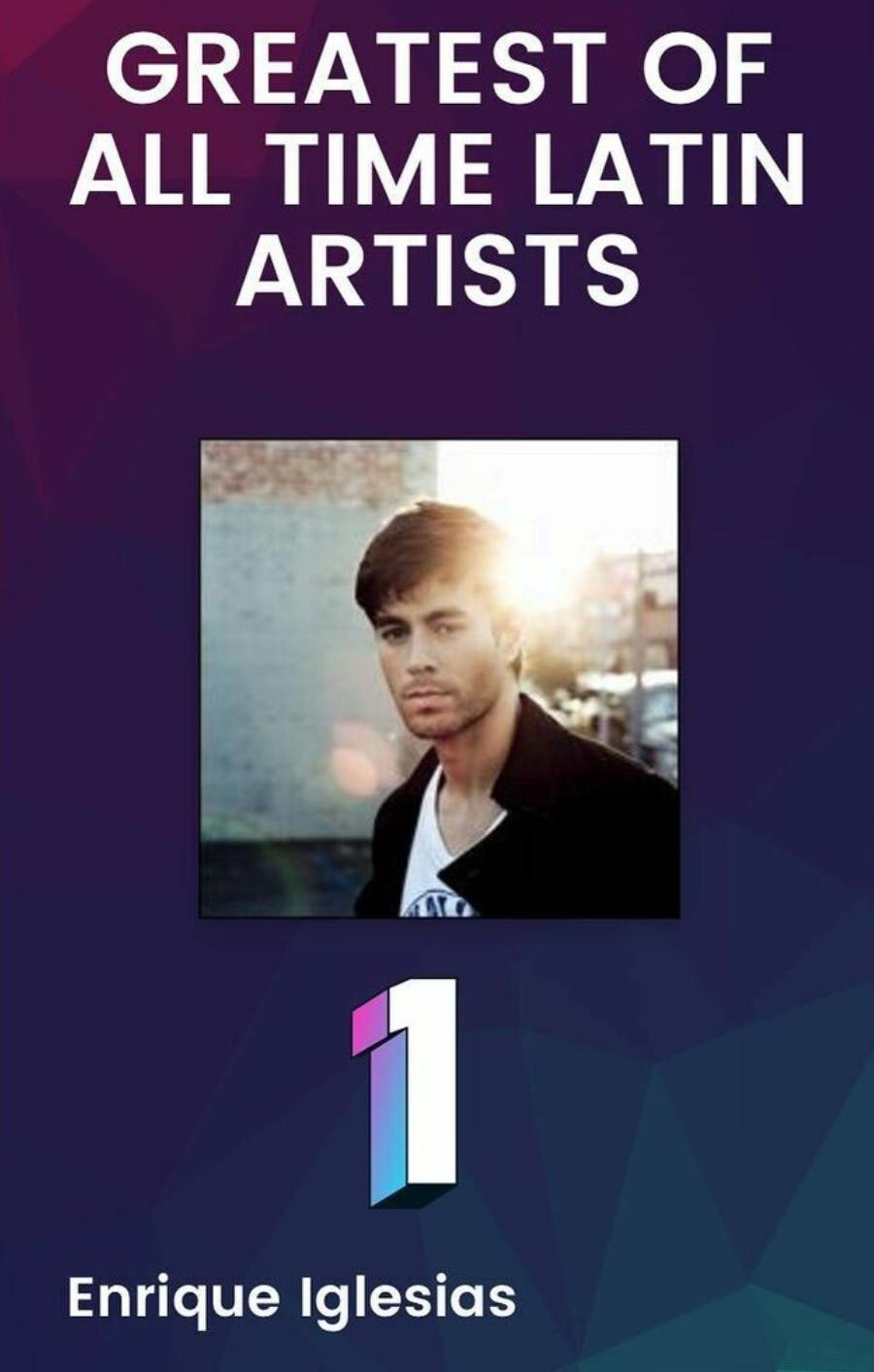 他被评为史上最强拉丁艺人，西班牙菲律宾混血，音乐时尚全面发展