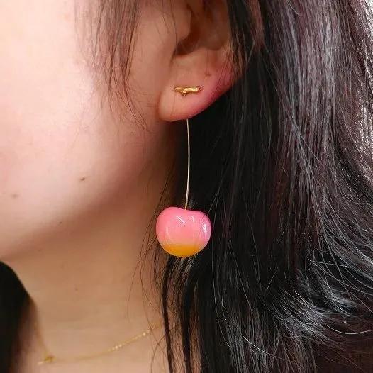 明星同款爱心气质高级轻奢耳饰,明星同款耳饰最好看的
