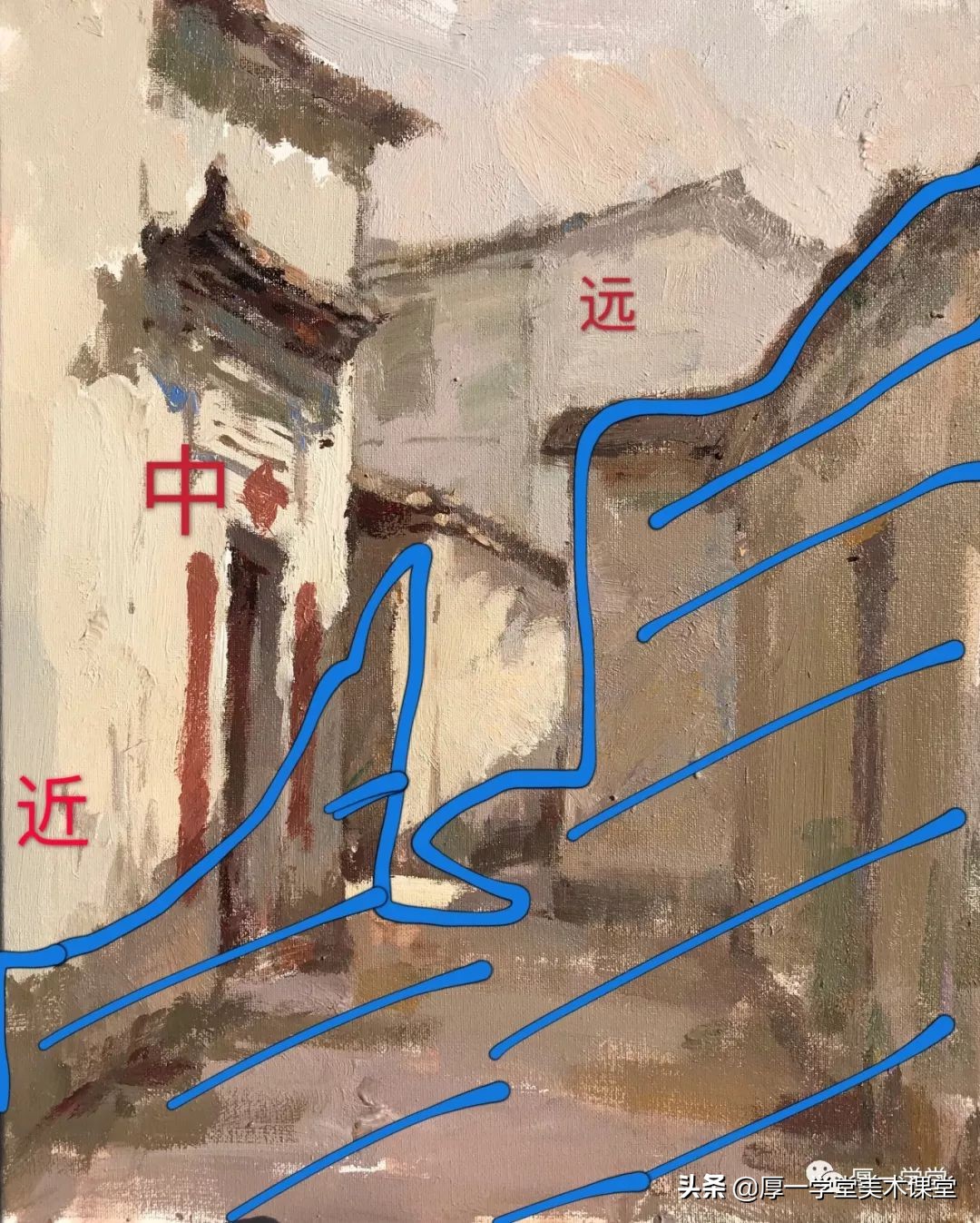 写生风景色彩教学,写生色彩教程